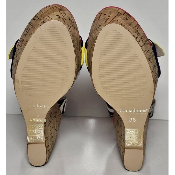 PRIMADONNA COLLECTION Women Euro Size Zebra 4.5 INCH HEEL New Corallo 09830 - Picture 10 of 12